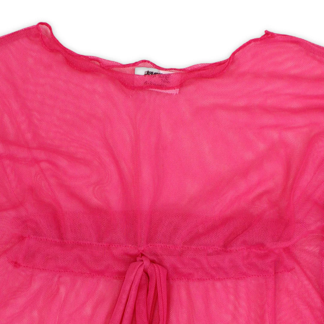 Baby Girls Tulle Swimwear – Fuchsia - Image 3