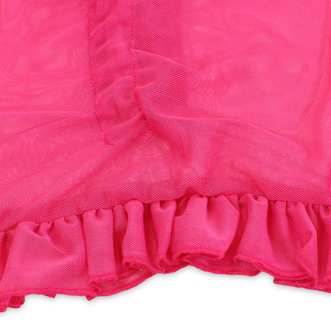 Baby Girls Tulle Swimwear – Fuchsia - Image 4