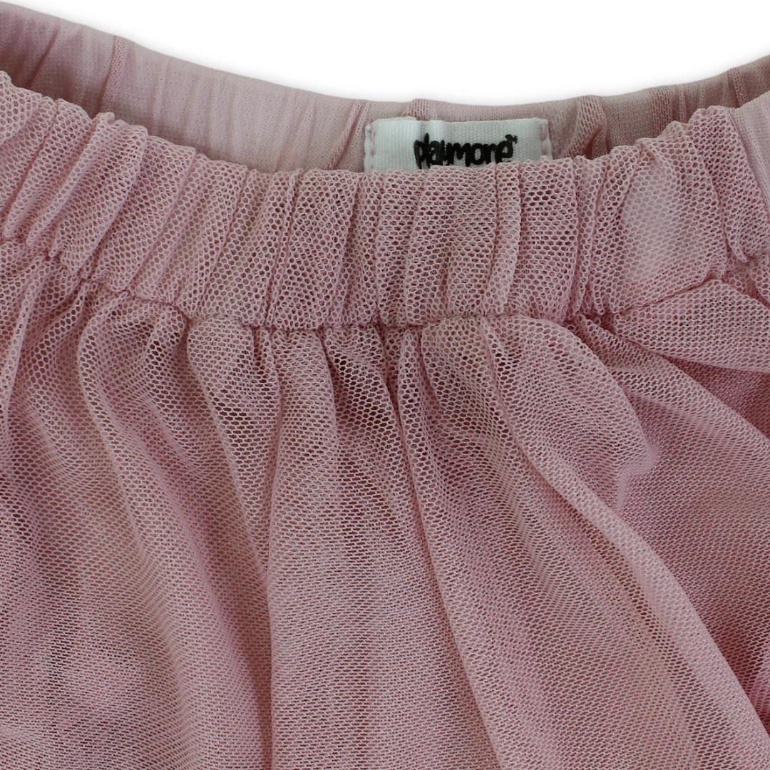 Baby Girls Tulle Cash Mayo – Dusty Pink - Image 3