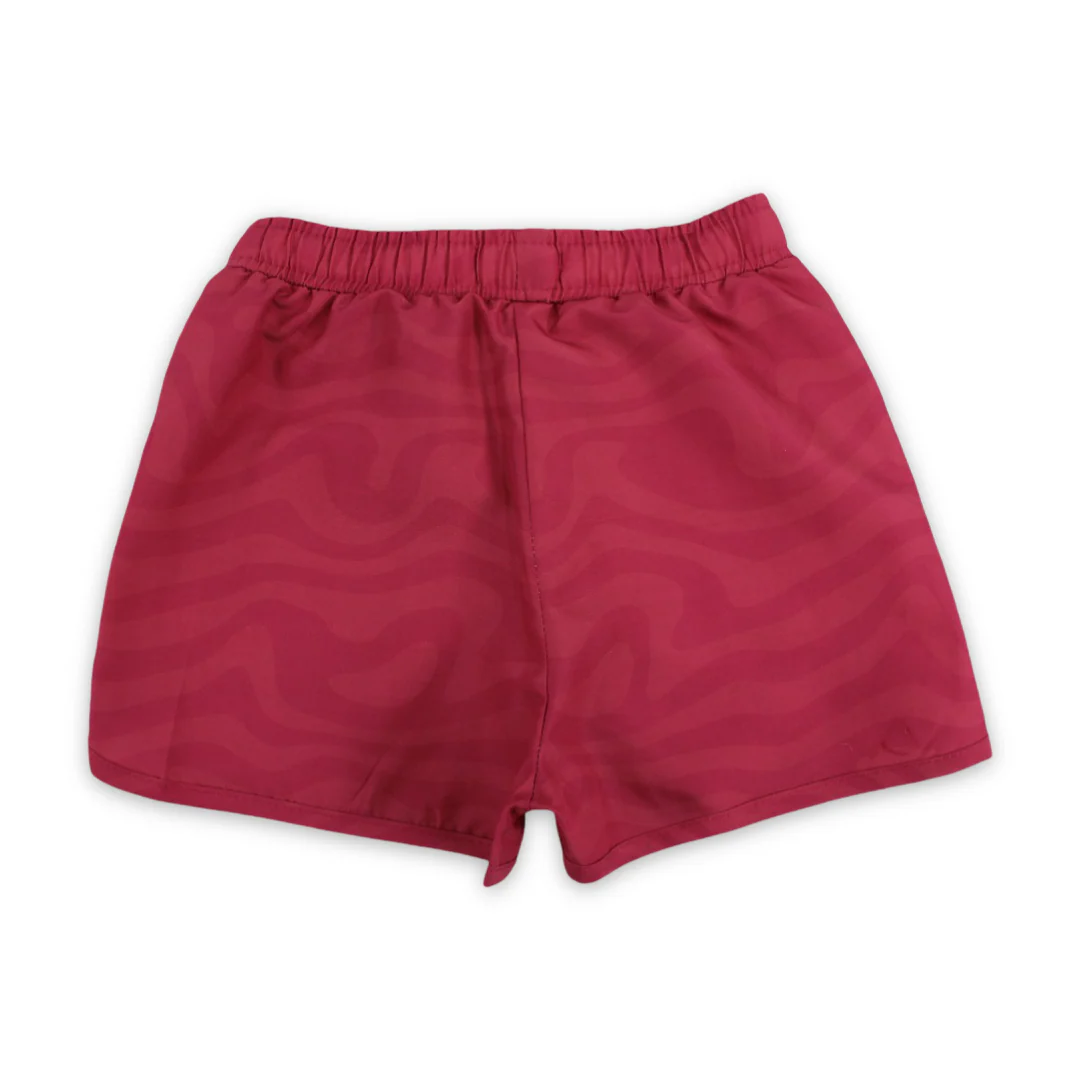 Girls Waterproof Swim Shorts – Fuchsia - Image 2