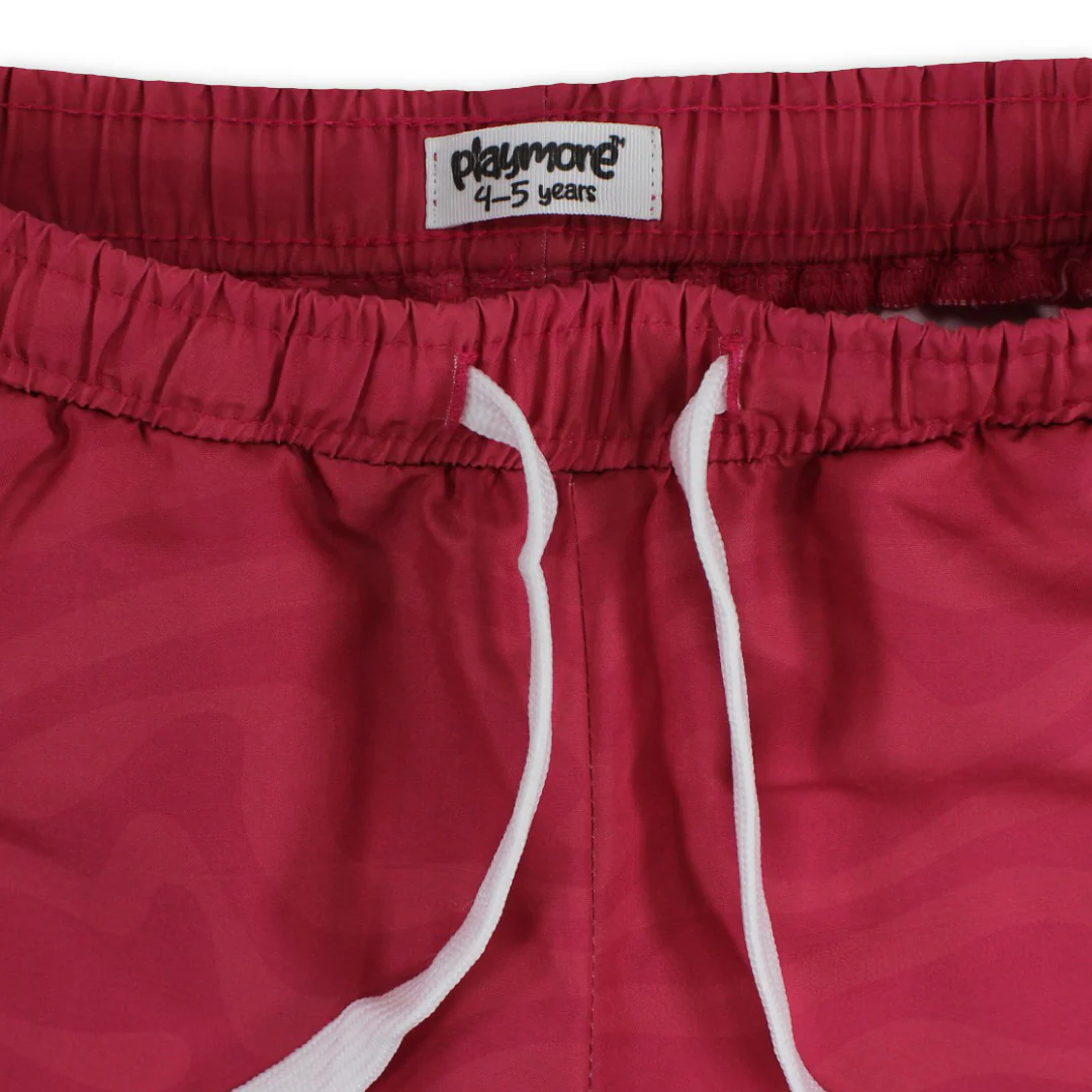 Girls Waterproof Swim Shorts – Fuchsia - Image 3