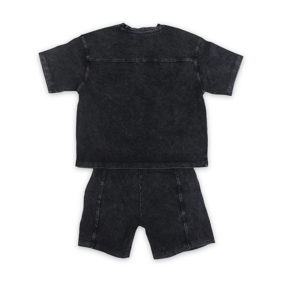 Unisex Cotton Outfit Set – Dark Grey - Image 5