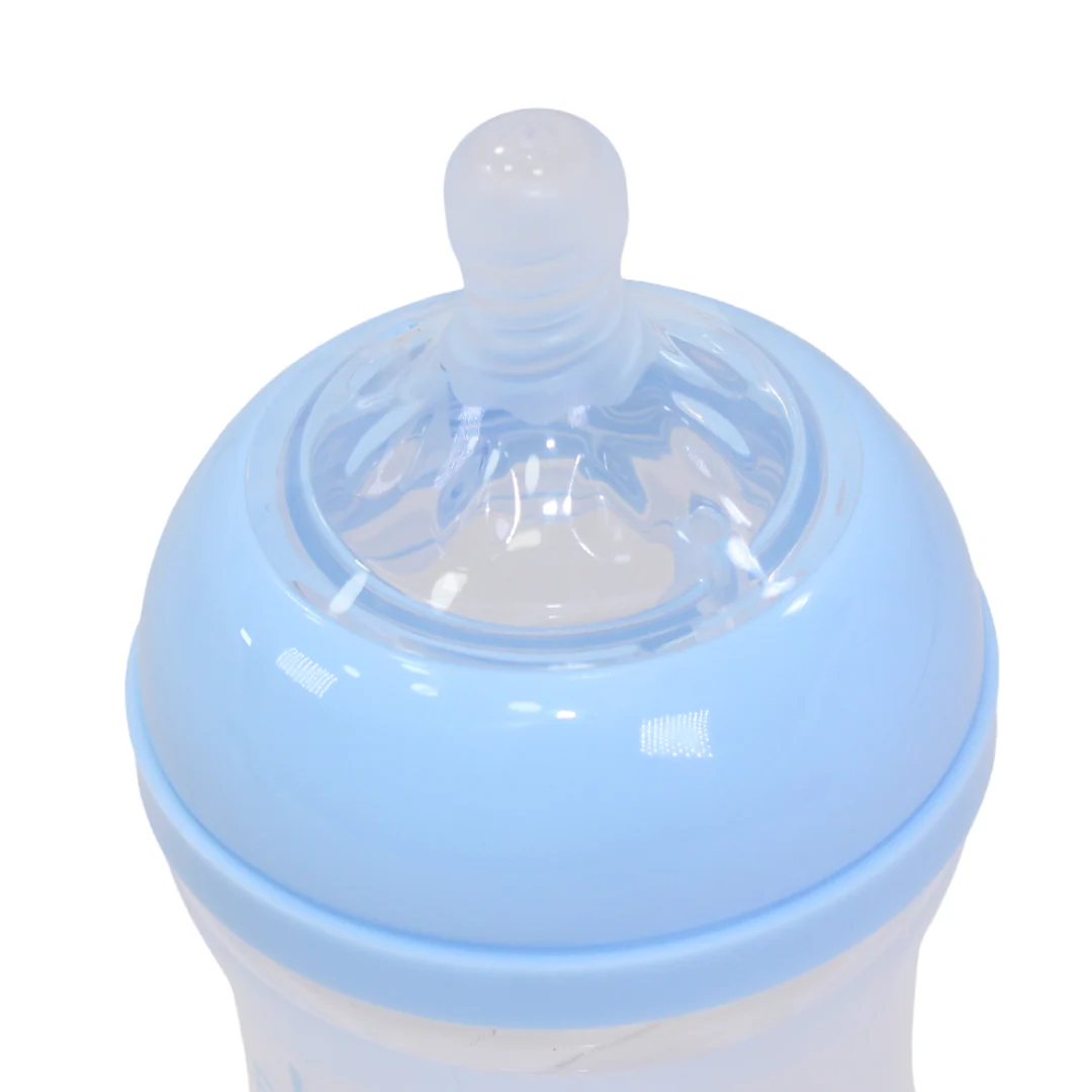 La Frutta Plus Ntural Flow Baby Bottle 270ml – Baby Blue - Image 3