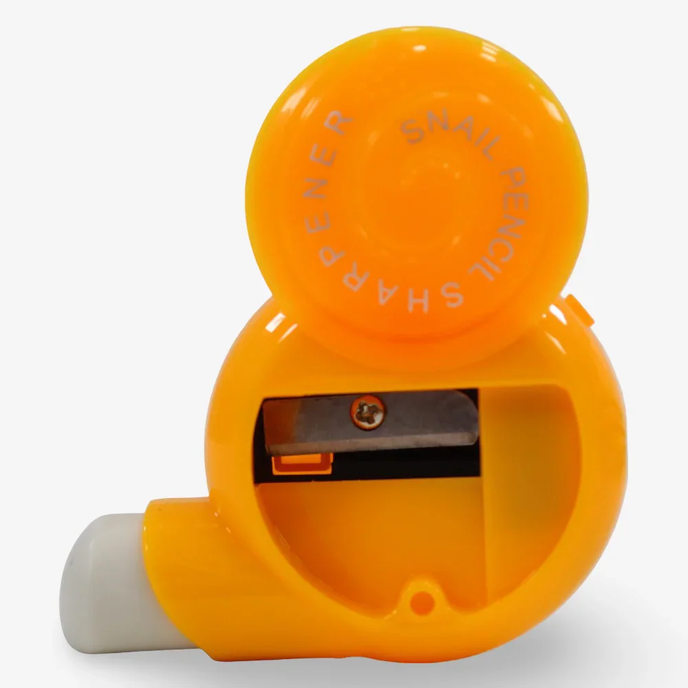 Snail Shaped Pencil Sharpener – Yellow - Image 2
