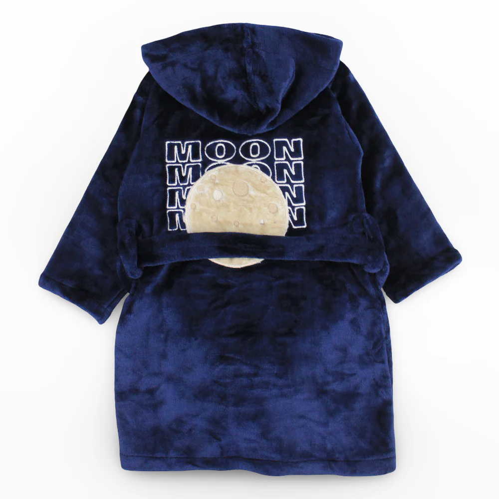 Boys Velvet Robe - Nany with Moon Design - Image 6