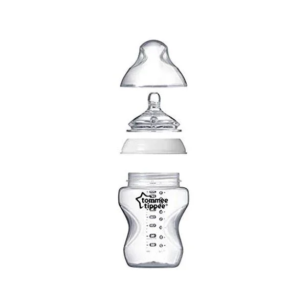 Tommee Tippee Baby Feeding Bottles 260ml – Pack of 2 - Image 2