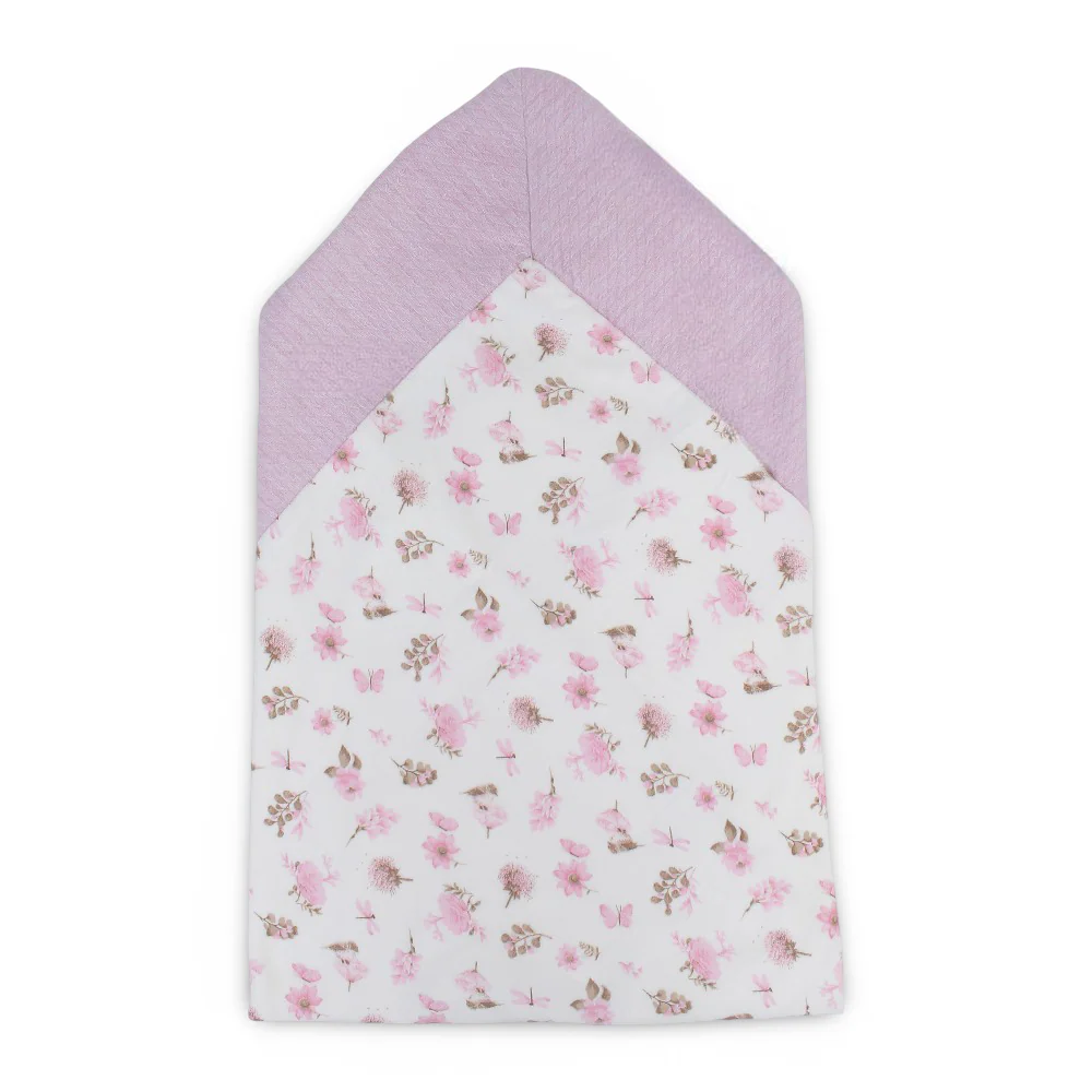Velvet Baby Blanket – Floral Print - Image 5
