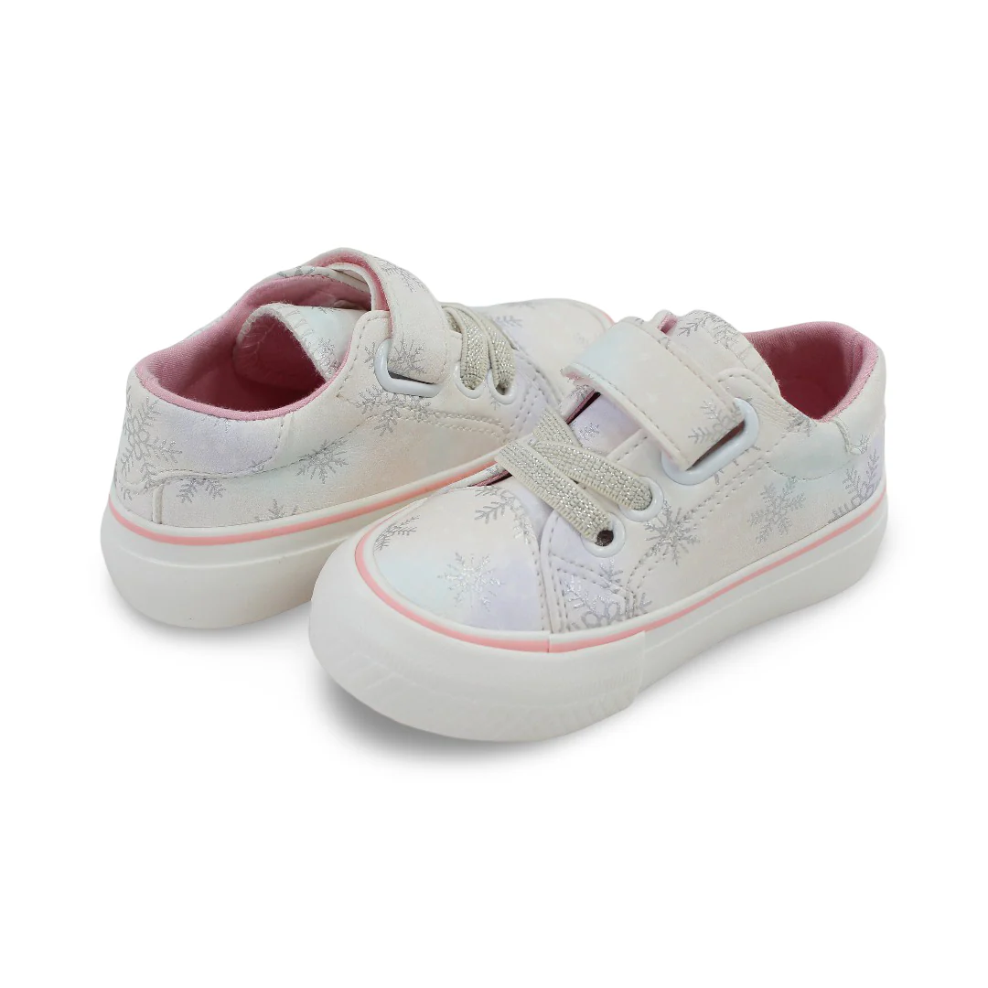 Baby Girls Leather Sneakers – Beige - Image 2