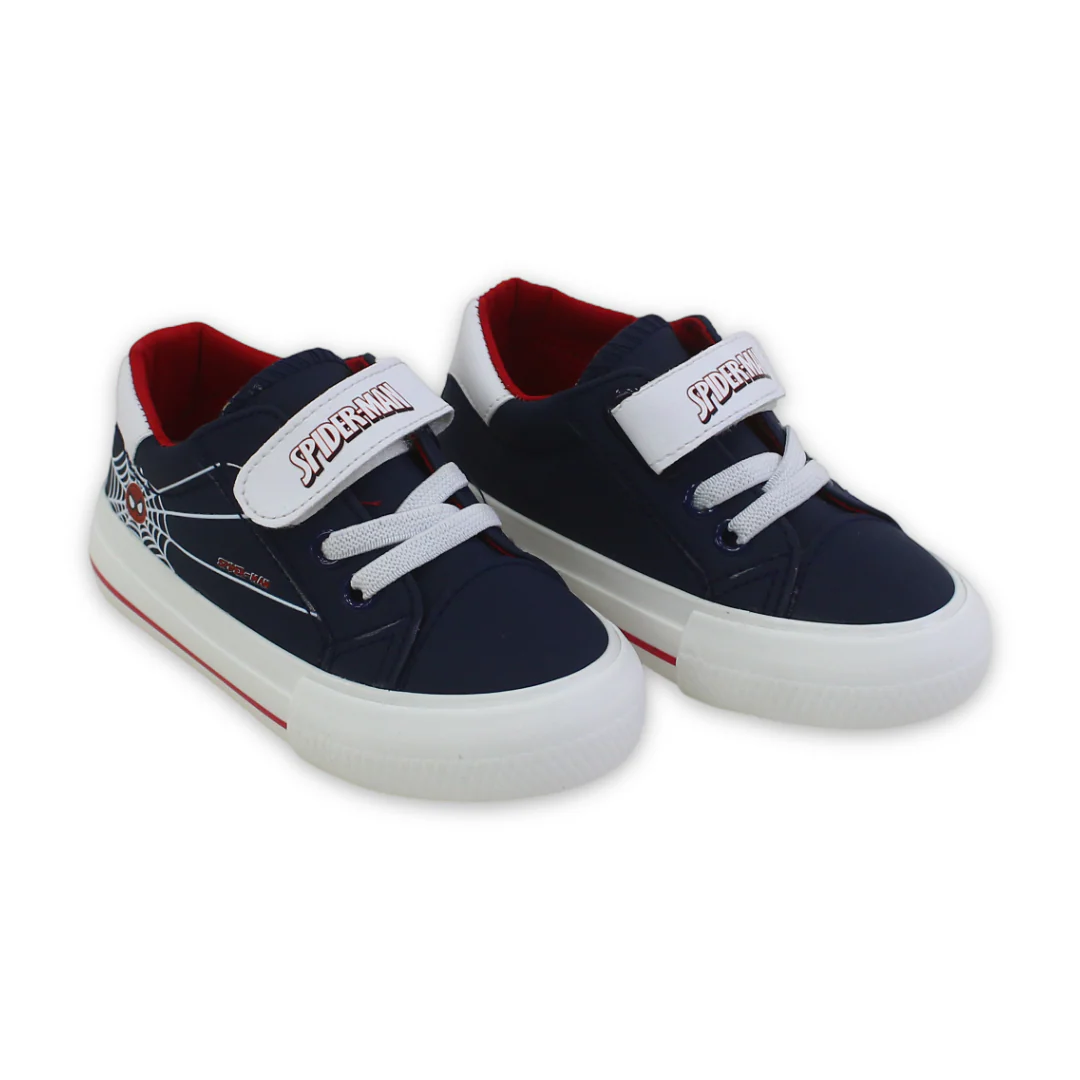 Baby Boys Leather Sneakers – Navy