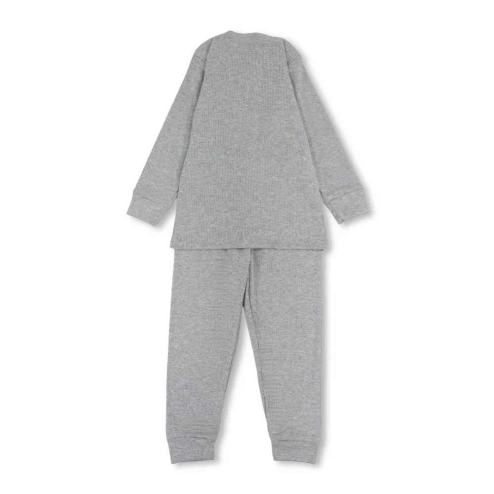 Girls Derby Pajama Set – Grey with "You Lock Pretty Today" Print - Image 2