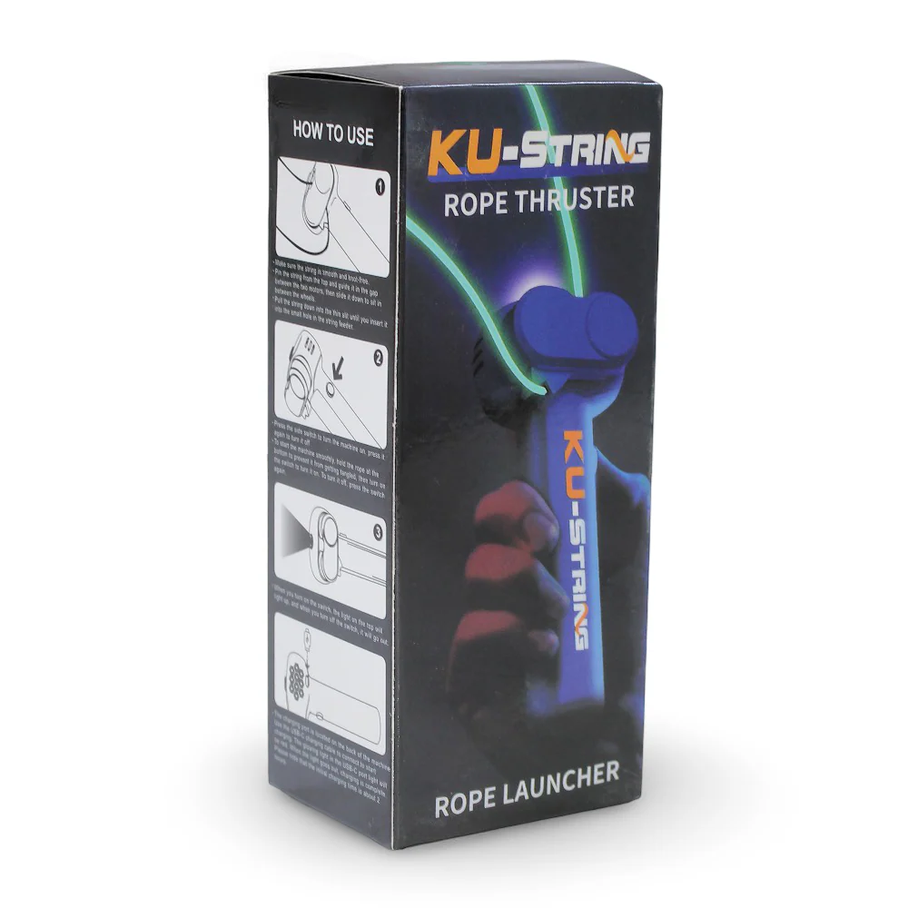 Rope Launcher Toy – Green with Light Design
