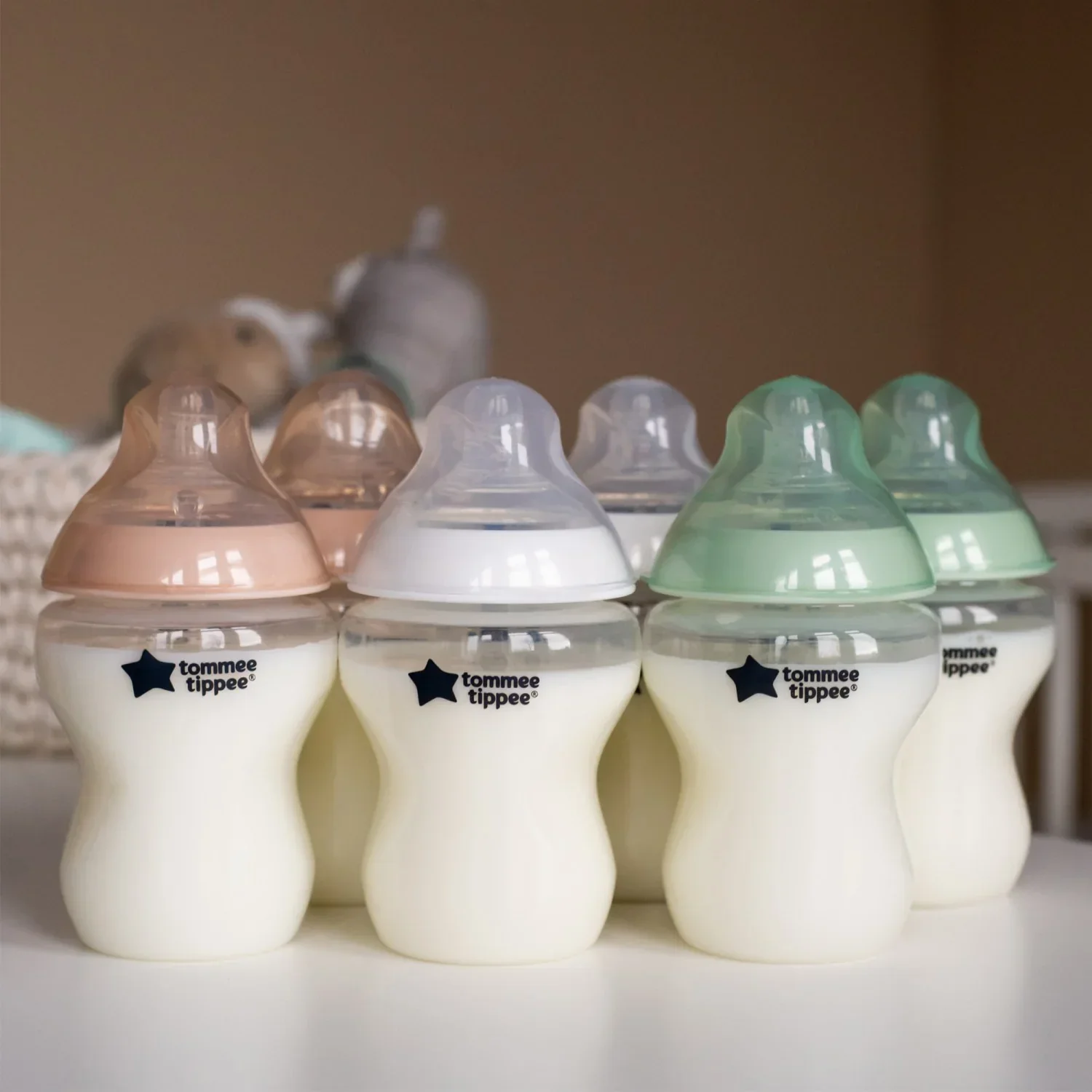 Tommee Tippee Feeding Bottles Pastel – Natural Start Anti-Colic Baby Bottles 6X260ml - Image 4
