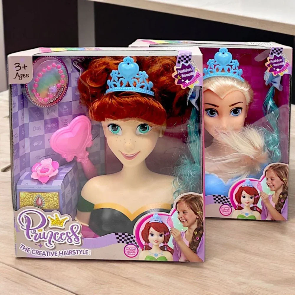 Doll Head Set With Accessories – Plastic - Image 4