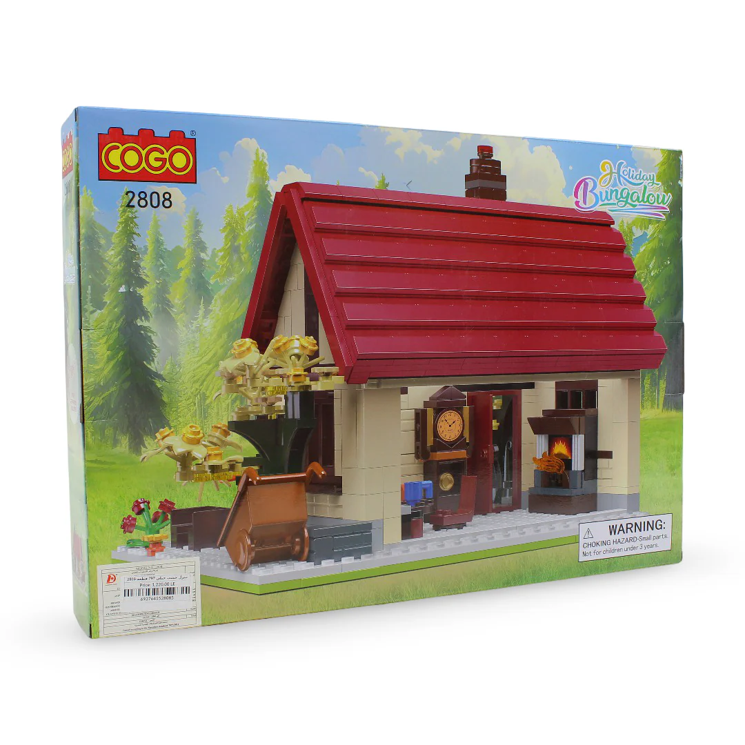 Cogo Holiday Bungalow Cosy Woodland Cottage Building Block Set – 797Pcs - Image 3