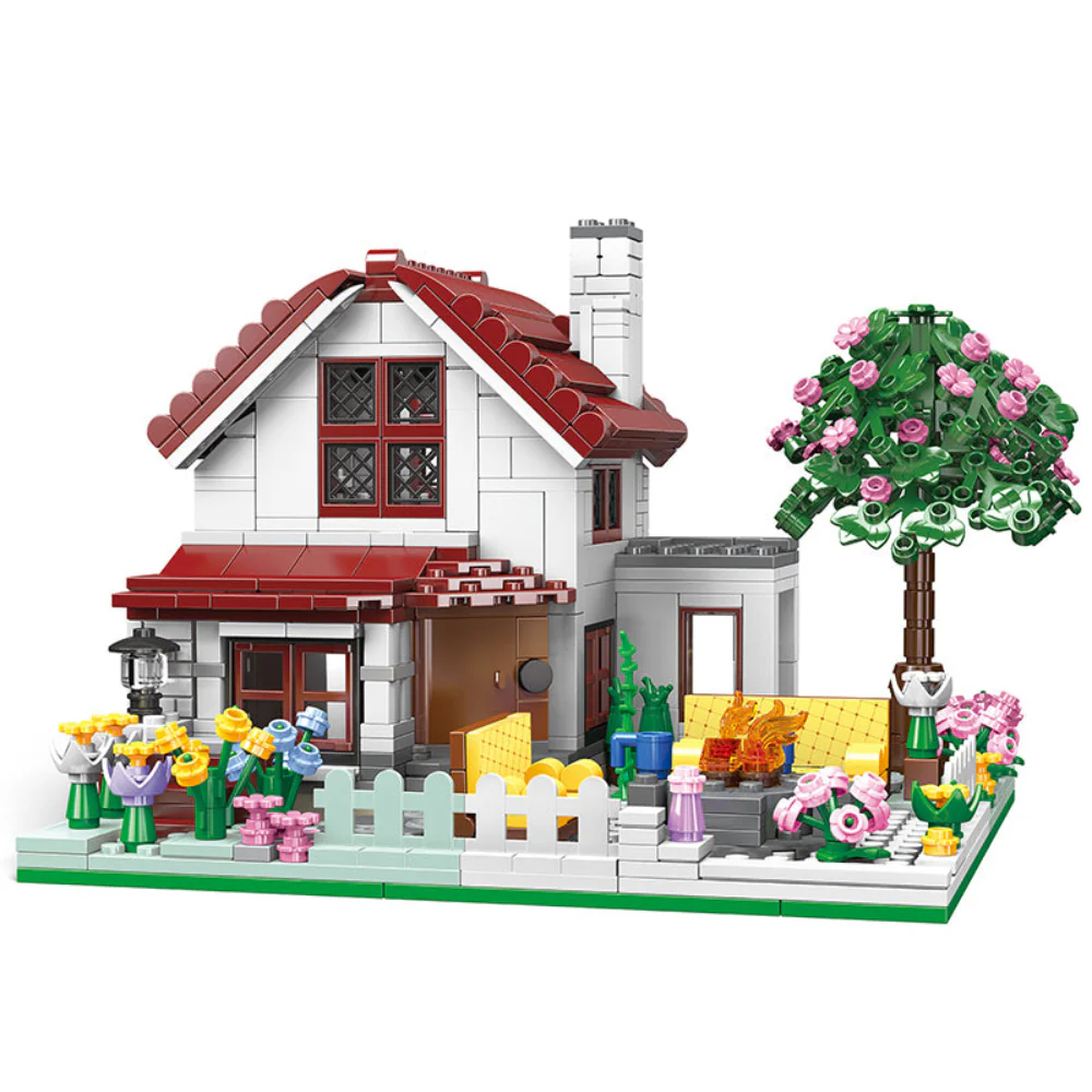 Cogo Modern Country House Building Blocks Set – 768 Pieces - Image 3