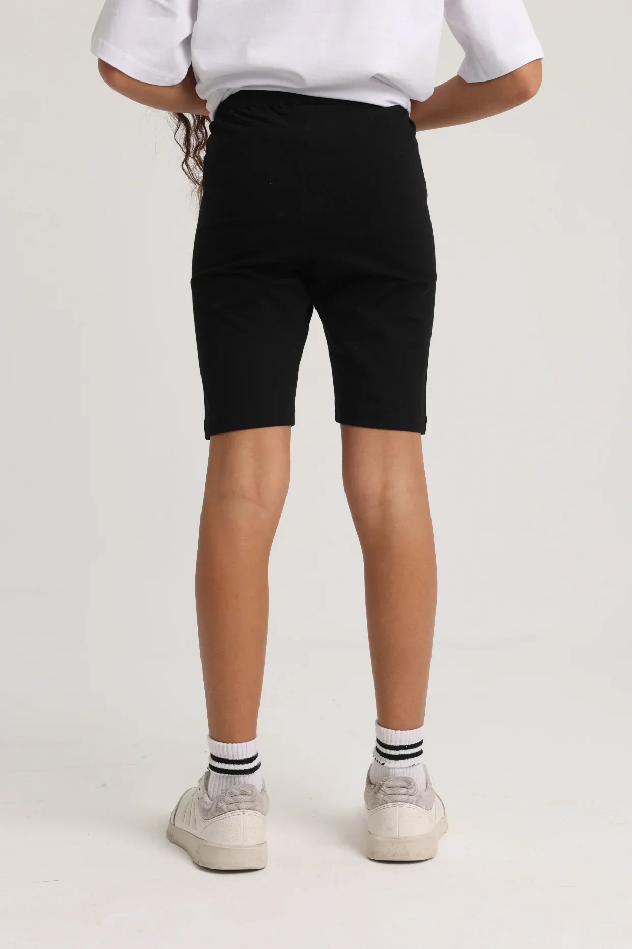 Girls Black Cotton Leggings – Pantcourt Style - Image 4