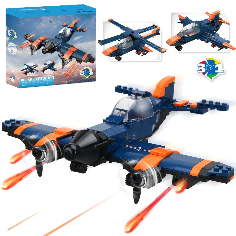 Cogo Polar Expedition Neotown 3-in-1 Building Block Set