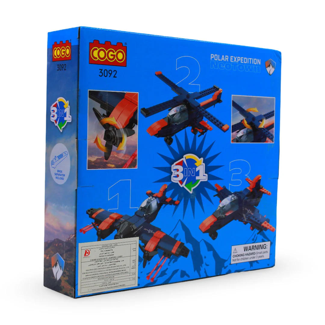 Cogo Polar Expedition Neotown 3-in-1 Building Block Set - Image 3