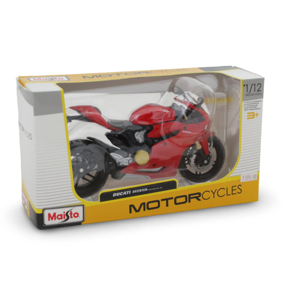 Maisto 1:12 Scale 1199 Ducati Panigale Die-Cast Motorcycle - Image 2