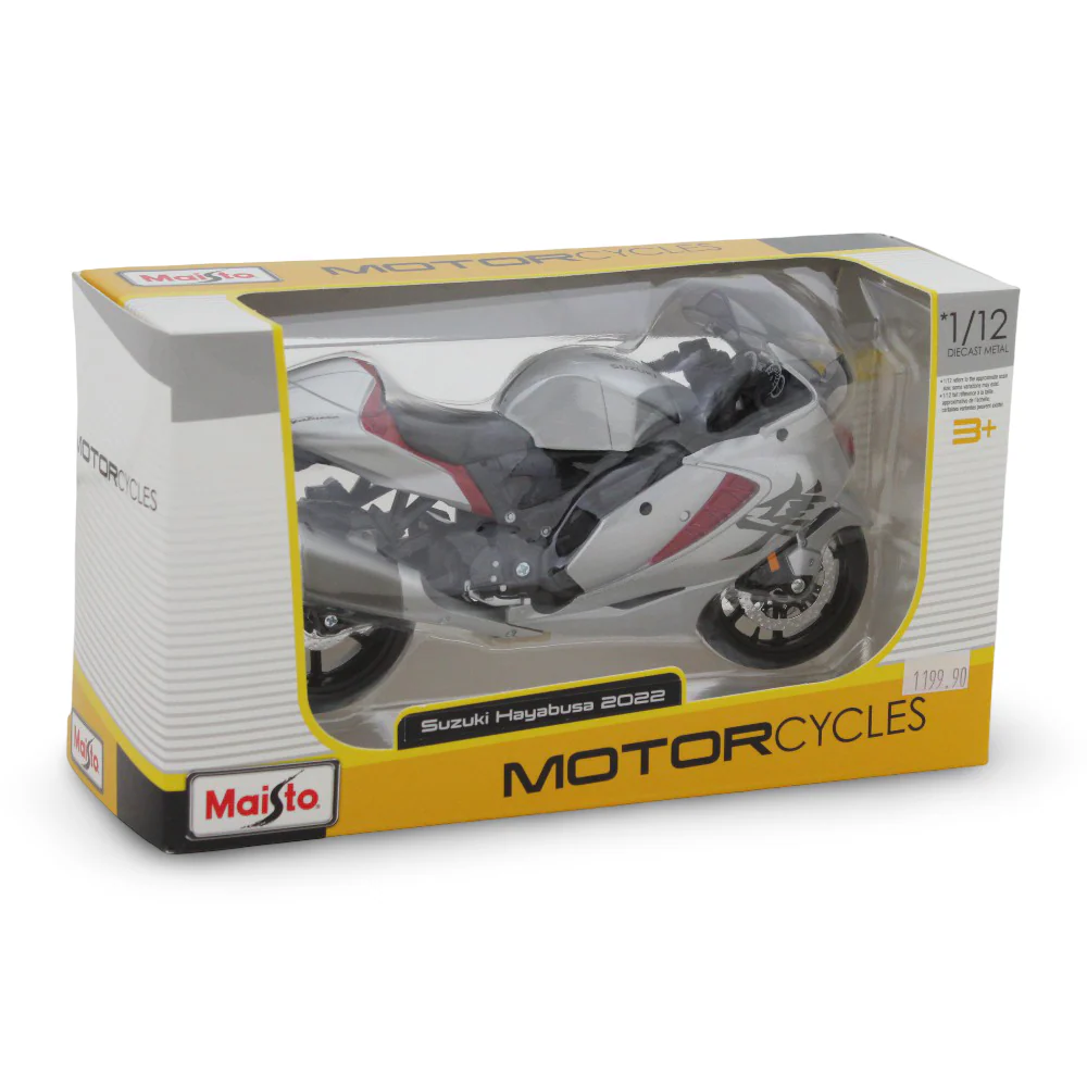 Maisto 1:12 Scale 2022 Suzuki Hayabusa Motorcycle - Image 2