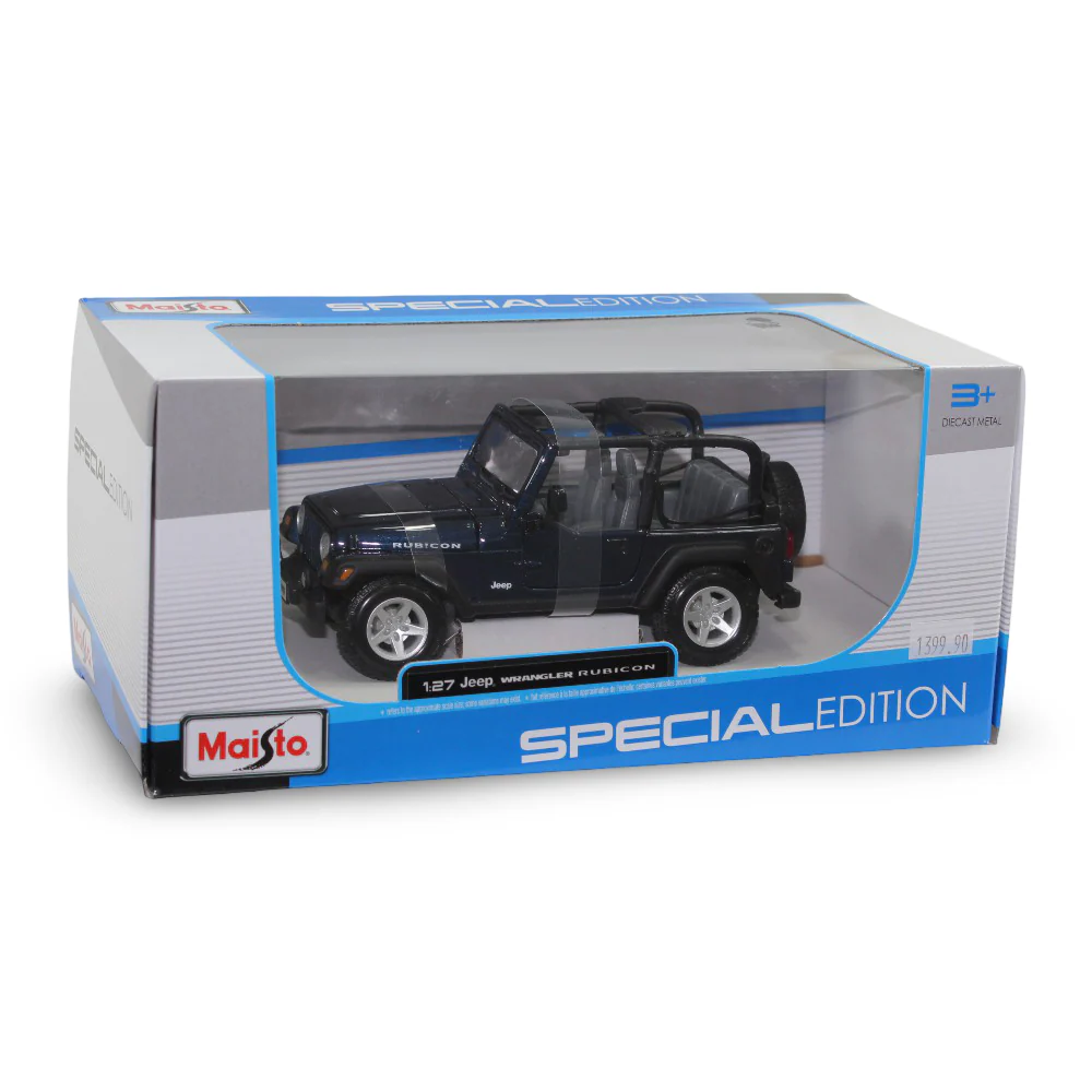 Maisto Jeep Wrangler Rubicon Die-Cast Model Car – 1:27 Scale - Image 2