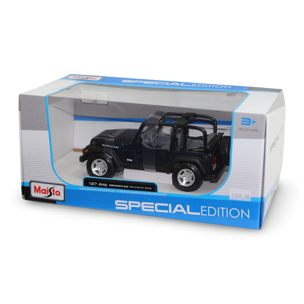 Maisto Jeep Wrangler Rubicon Die-Cast Model Car – 1:27 Scale - Image 4