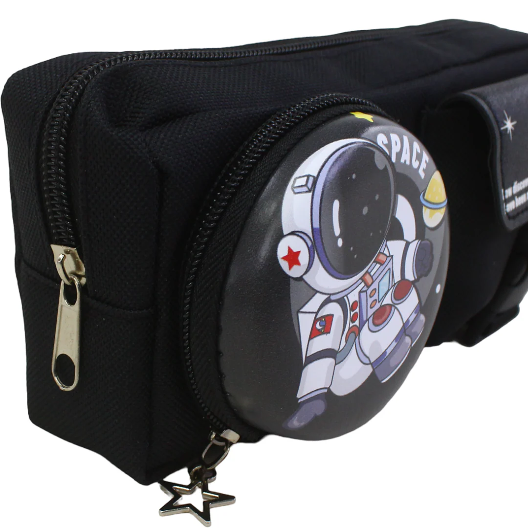 Space 3D Astronaut Pencil Case – Blue - Image 3