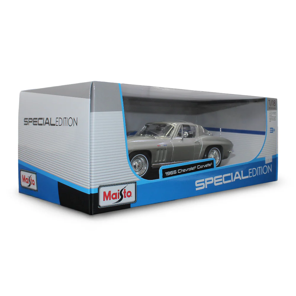 Maisto 1965 Chevrolet Corvette Die-Cast Model – 1:18 Scale - Image 2