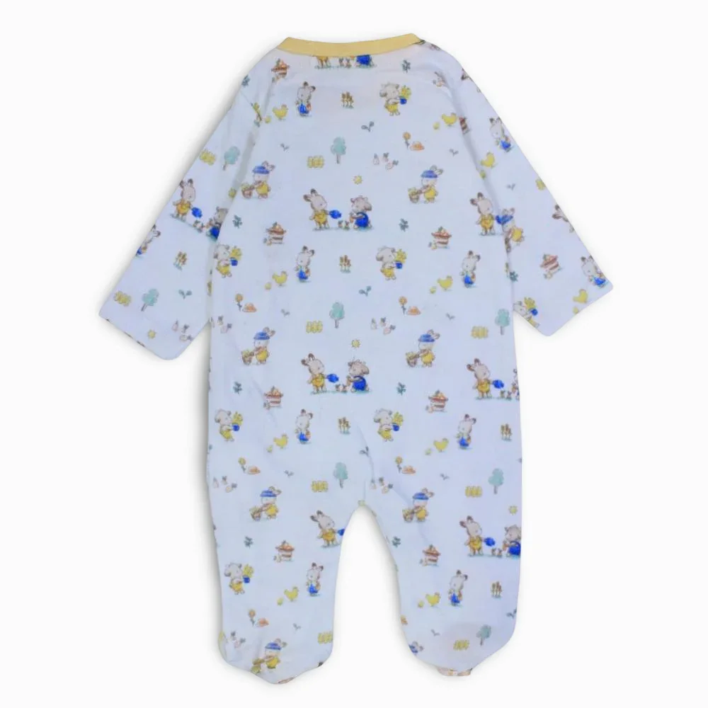 Unisex Cotton Baby Footie - Animals Design - Image 2