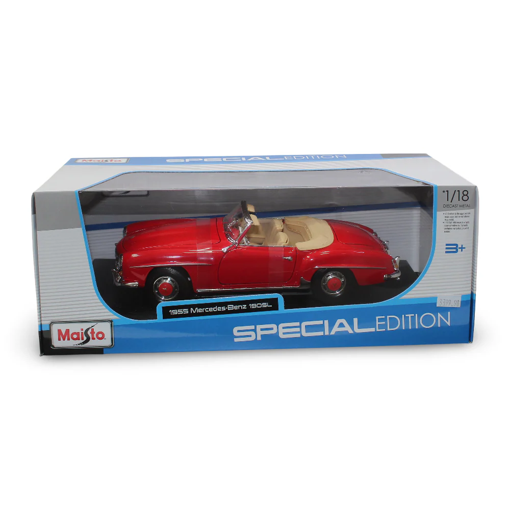 Maisto 1955 Mercedes-Benz 190SL Die-Cast Model – 1:18 Scale - Image 3