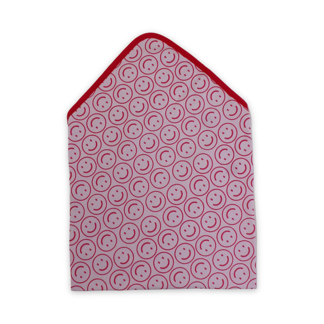 Cotton Baby Blanket – Smile Face Print - Image 5