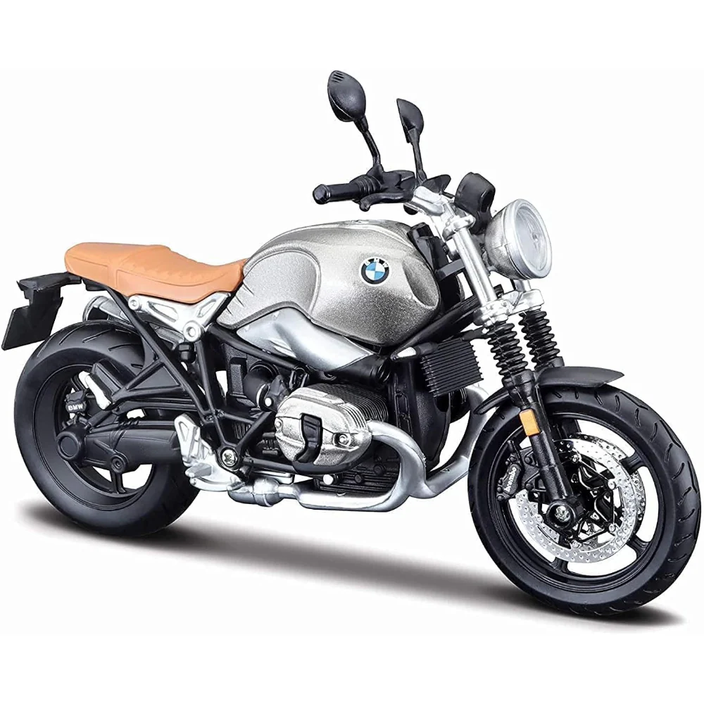 Maisto BMW R nineT Scrambler Die-Cast Motorcycle with Stand – 1:12 Scale