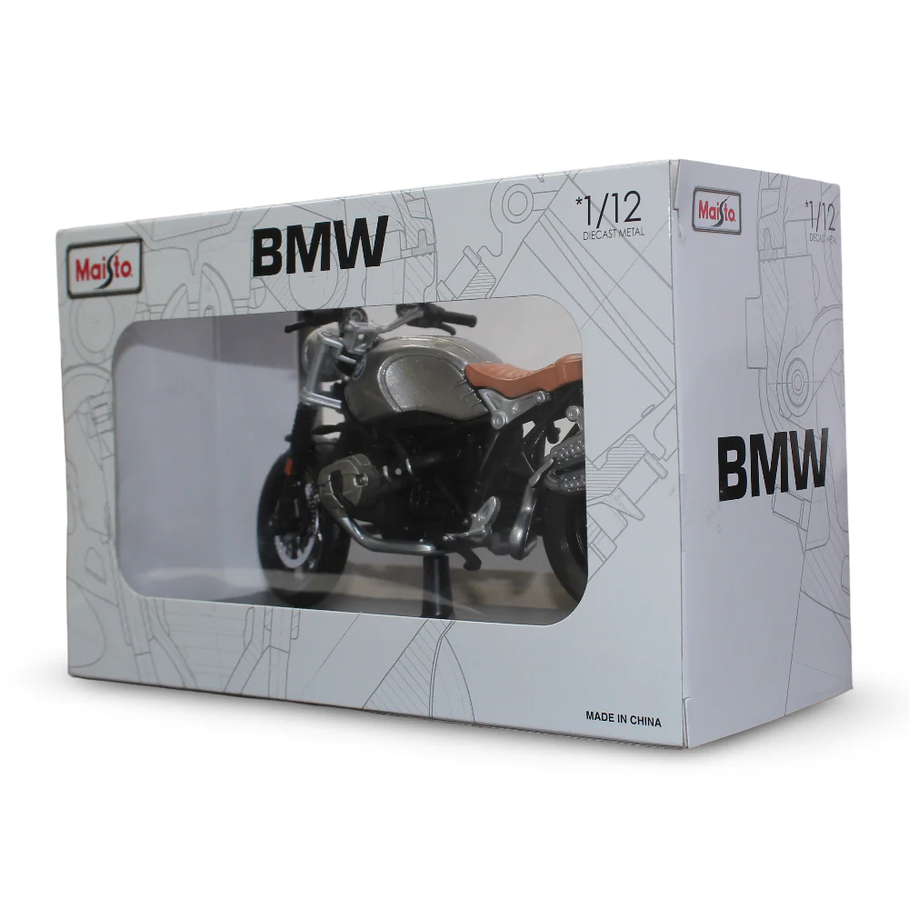Maisto BMW R nineT Scrambler Die-Cast Motorcycle with Stand – 1:12 Scale - Image 3