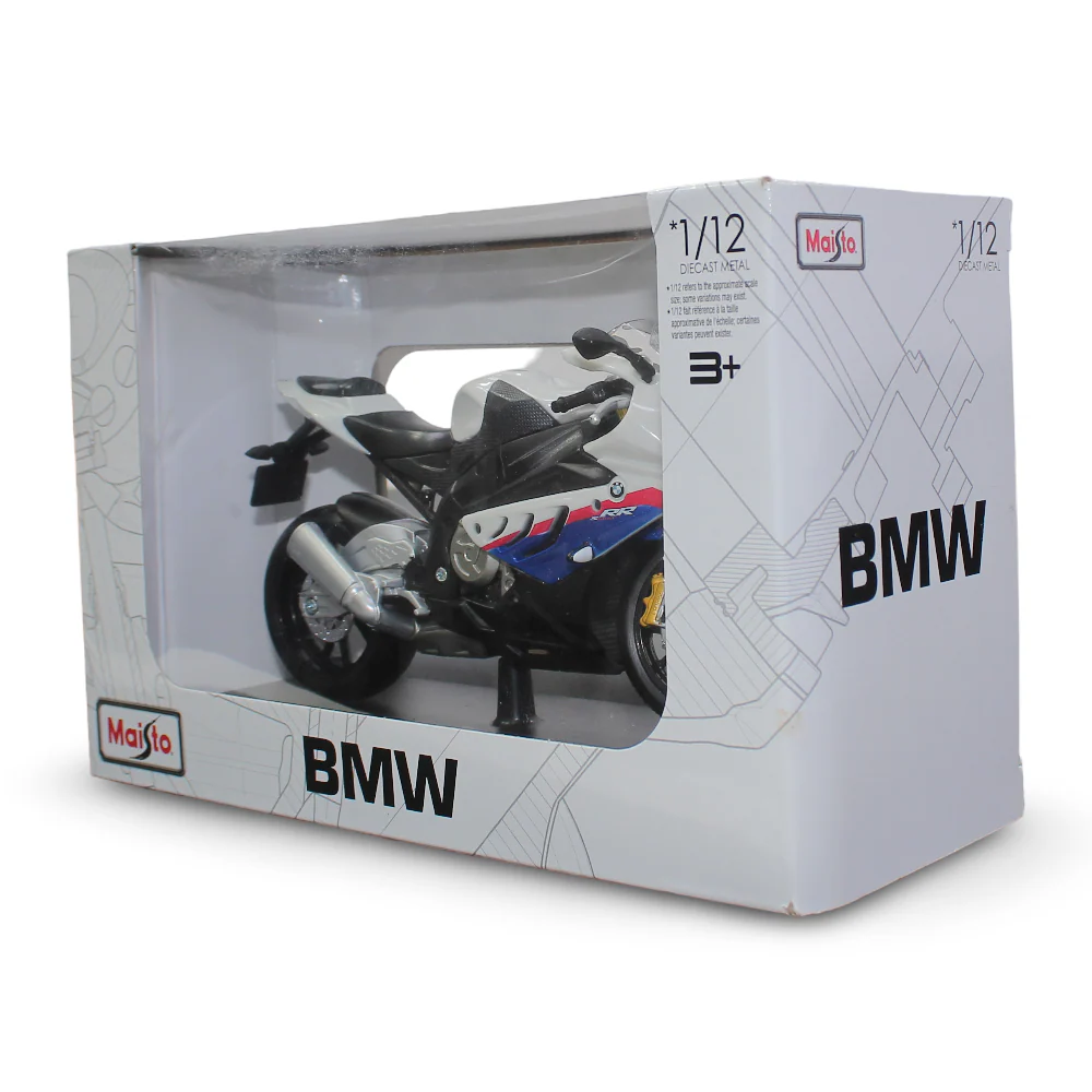 Maisto BMW S 1000 RR Die-Cast Motorcycle with Stand – 1:12 Scale - Image 3