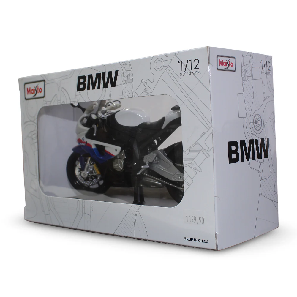 Maisto BMW S 1000 RR Die-Cast Motorcycle with Stand – 1:12 Scale - Image 4