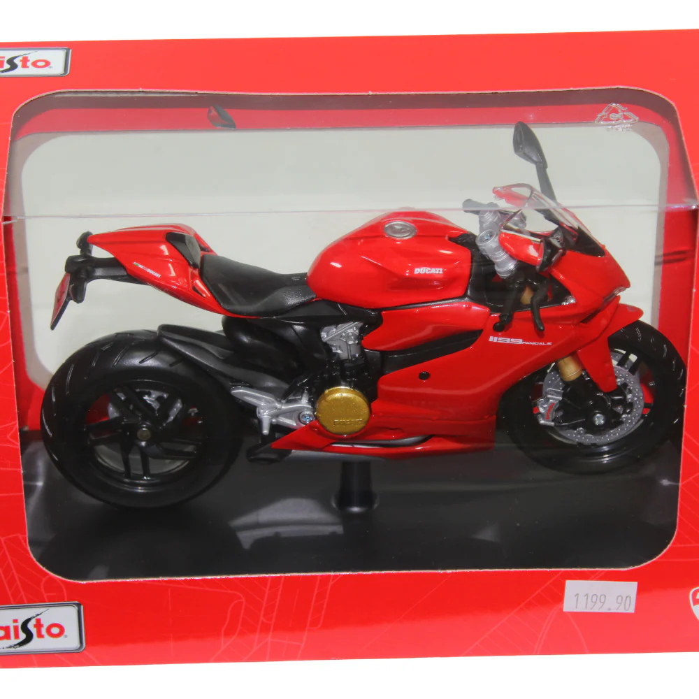 Maisto Ducati 1199 Panigale Die-Cast Motorcycle with Stand – 1:12 Scale - Image 4
