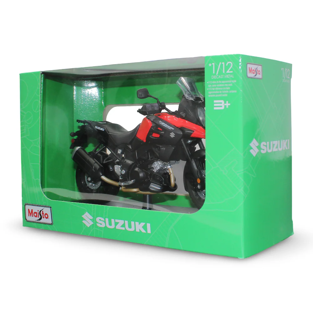 Maisto Suzuki V-Strom Die-Cast Motorcycle with Stand – 1:12 Scale - Image 3