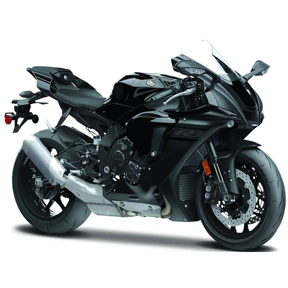 Maisto 2021 Yamaha YZF-R1 Die-Cast Motorcycle with Stand – 1:12 Scale
