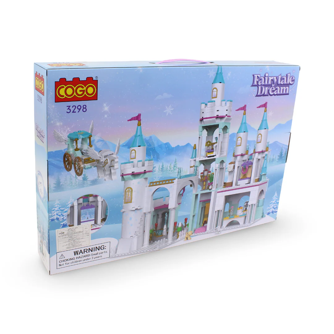 Cogo Fairytale Dream Winter Castle Building Block Set – 928 Pcs - Image 3
