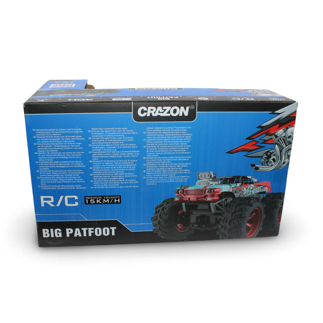 Crazon Angel Monster Truck 2.4GHz Stunt RC Car – Green - Image 2