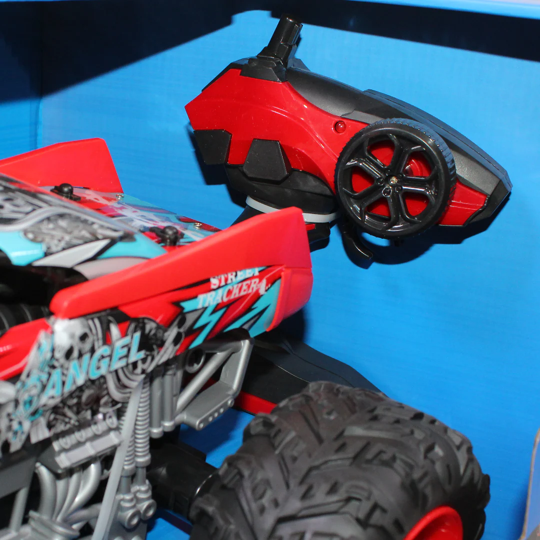 Crazon Angel Monster Truck 2.4GHz Stunt RC Car – Red - Image 3