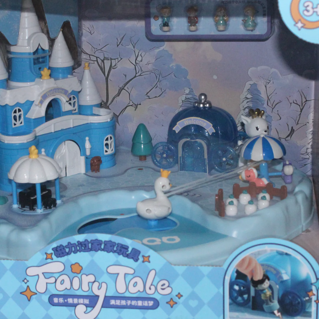 "Fairy Tale" Rotating Magnetic Princess Castle Toy - Image 4