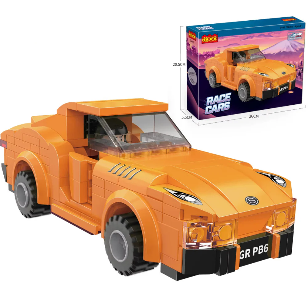 Cogo Racing Series Building Block Set – 186 Pcs