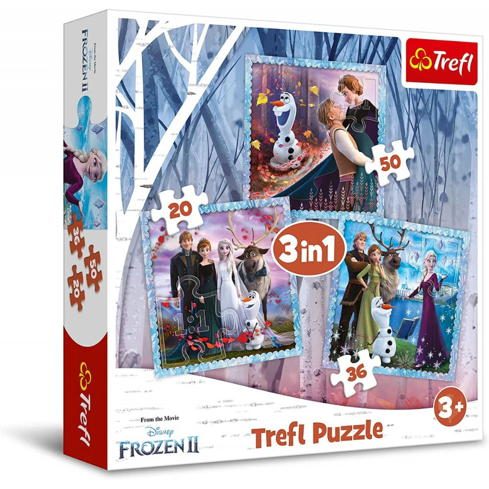 Trefl 3in1 Frozen Magical Story Puzzle - Image 4