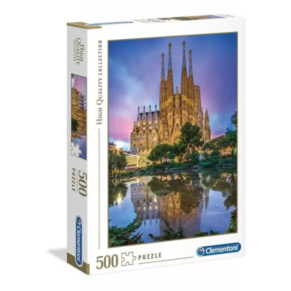 Clementoni "Sagrada Familia" Barcelona High Quality Collection Puzzle - 500 Pcs