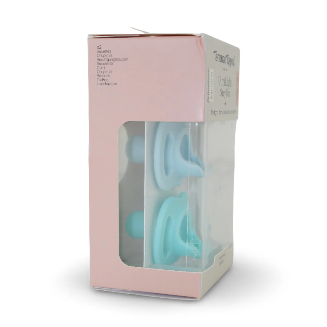 Tommee Tippee UltraLight StayPut Silicone Pacifier (0–6m) – Pack of 2 - Image 2