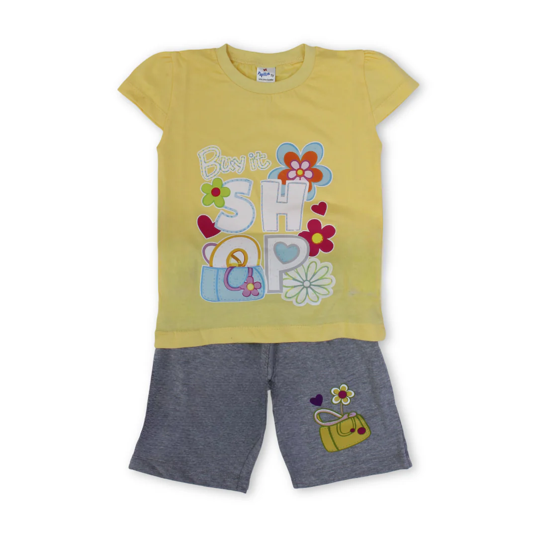 Baby Boys Cotton Pajama – "Buy it Shop" Print - Image 4