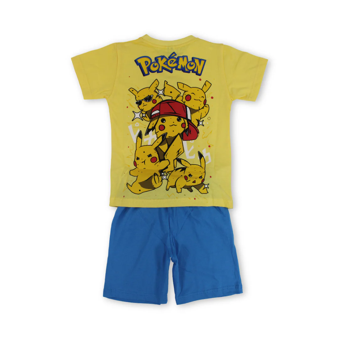 Boys Cotton Pajama – Pokémon Print - Image 5