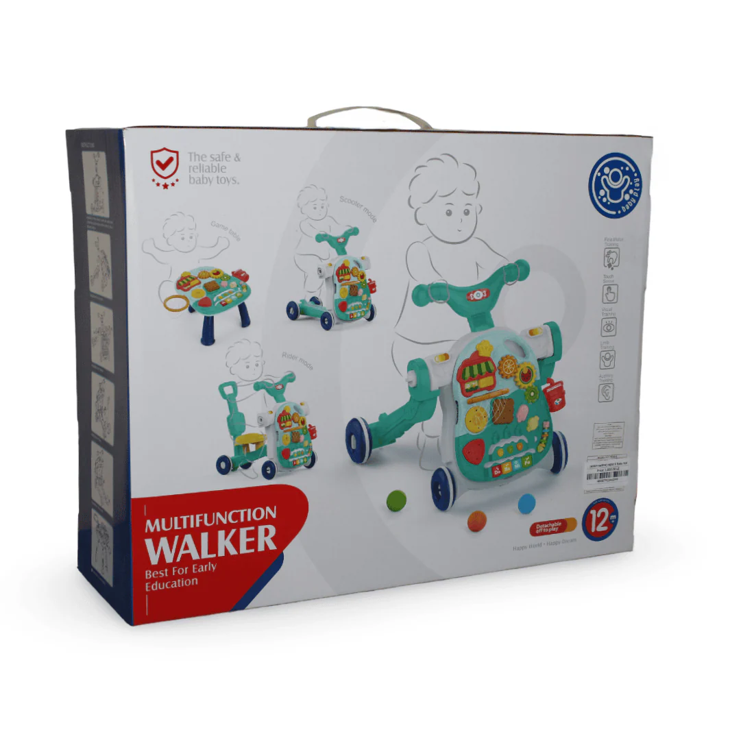 Huanger 4-in-1 Baby Multifunction Walker – Green - Image 3