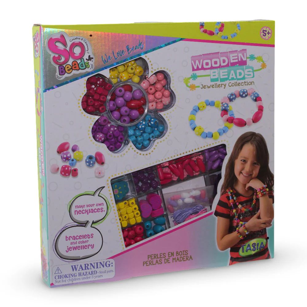 So Beads Wooden Beads Jewellery Collection Set